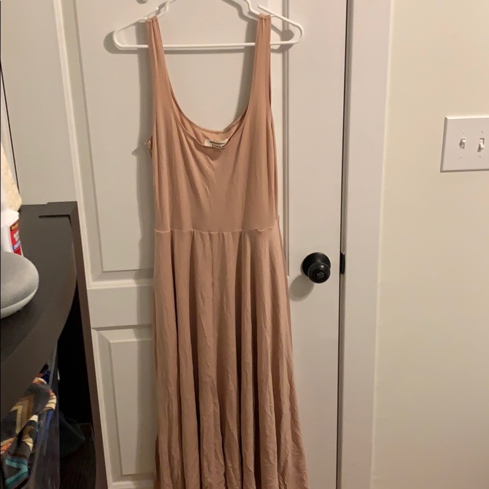 Pale pink knee length dress